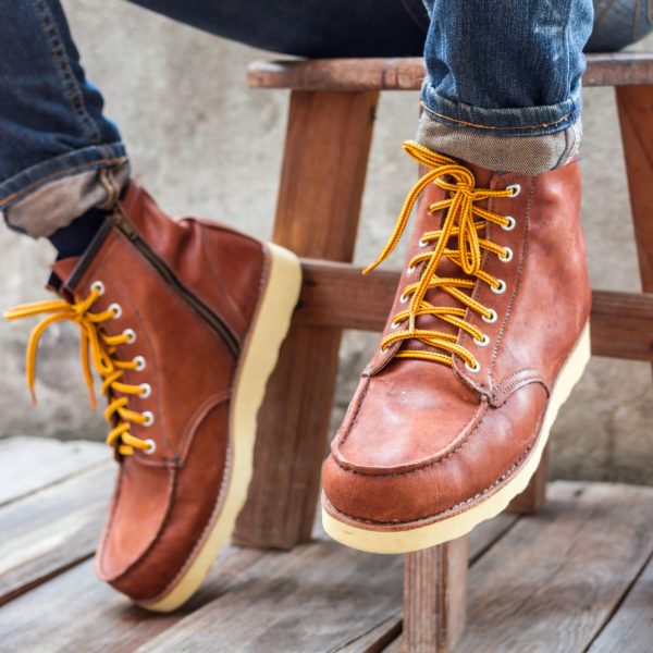 Men's Leather Work Boots